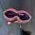Damen statement Sonnenbrille mit funkelndem Strassbesatz Karnz