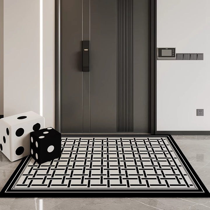 Moderne geometrische Fußmatte