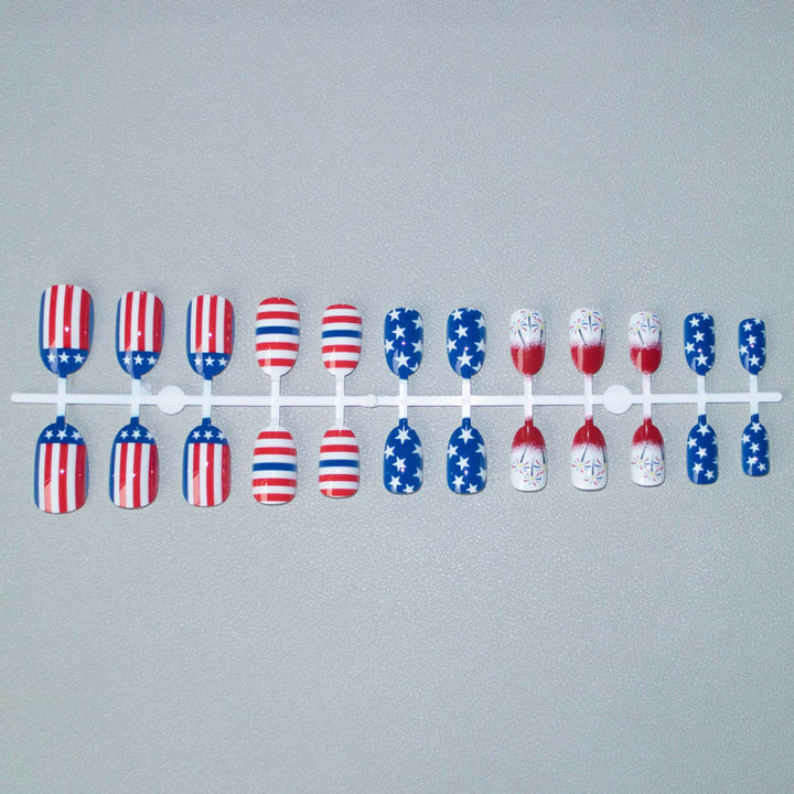 Patriotische Nail Art