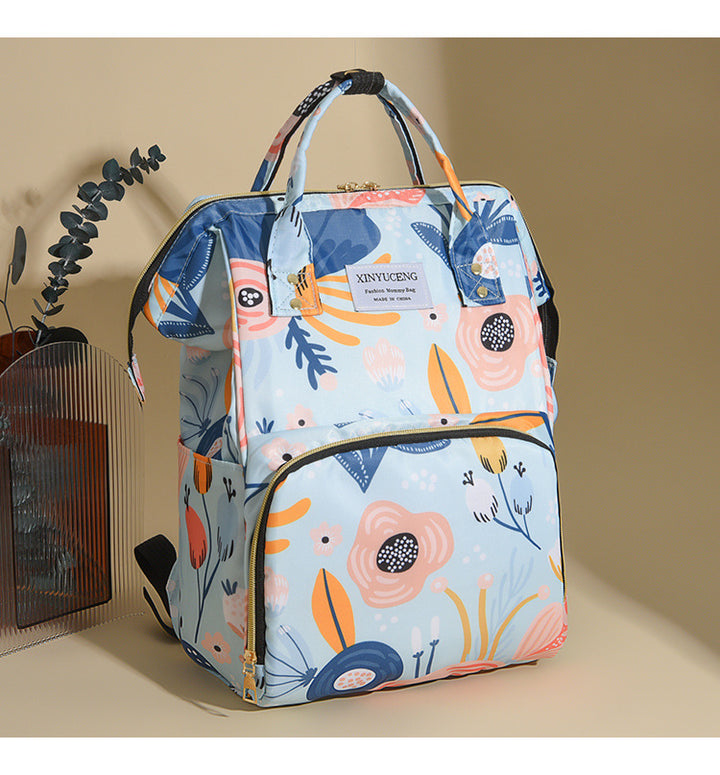 Trendiger Tierdruck Wickelrucksack Karnz