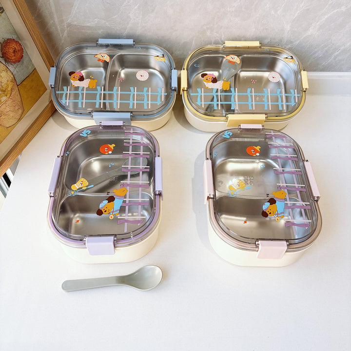 Spaß-Themen Doppelfach Lunchbox