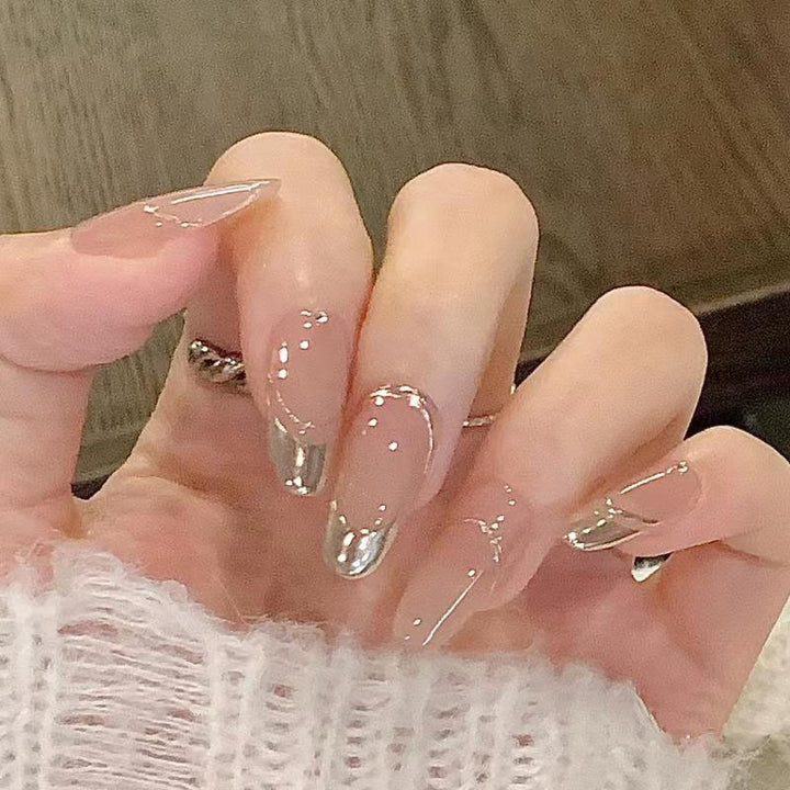 Premium transparente Stiletto Press-On Nägel