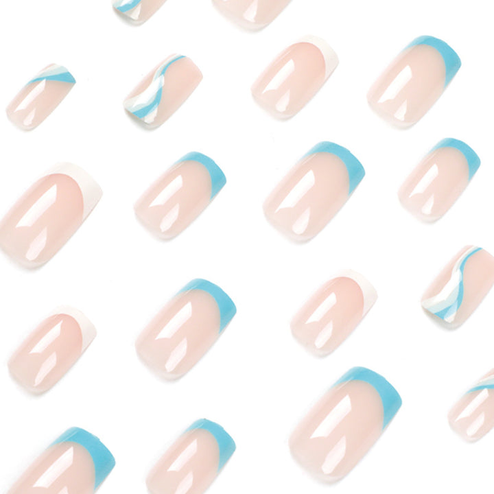 Kreative Acryl-Nägel mit eleganten Pastellmotiven Karnz