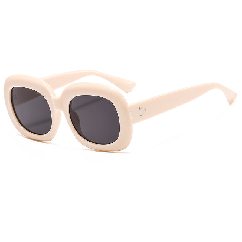 Übergroße quadratische Modesonnenbrille