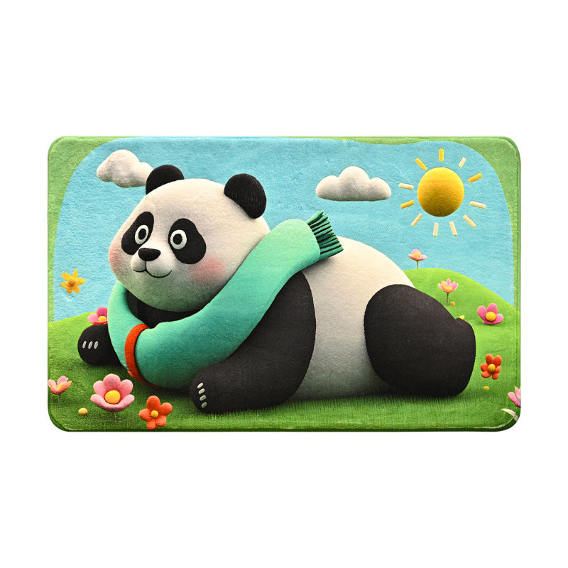 Cartoon Panda Badematte Karnz