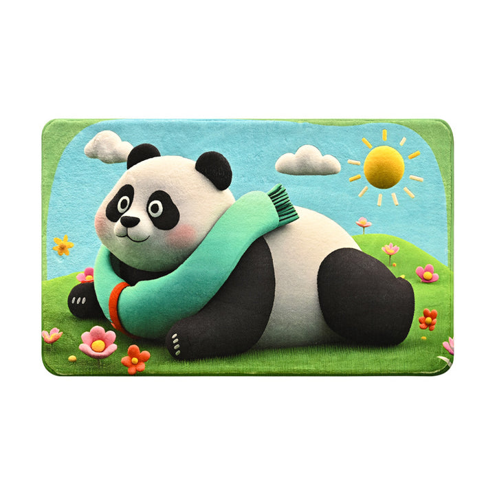 Cartoon Panda Badematte Karnz