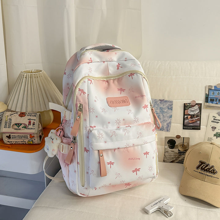 Stilvoller Rucksack mit floralem Muster