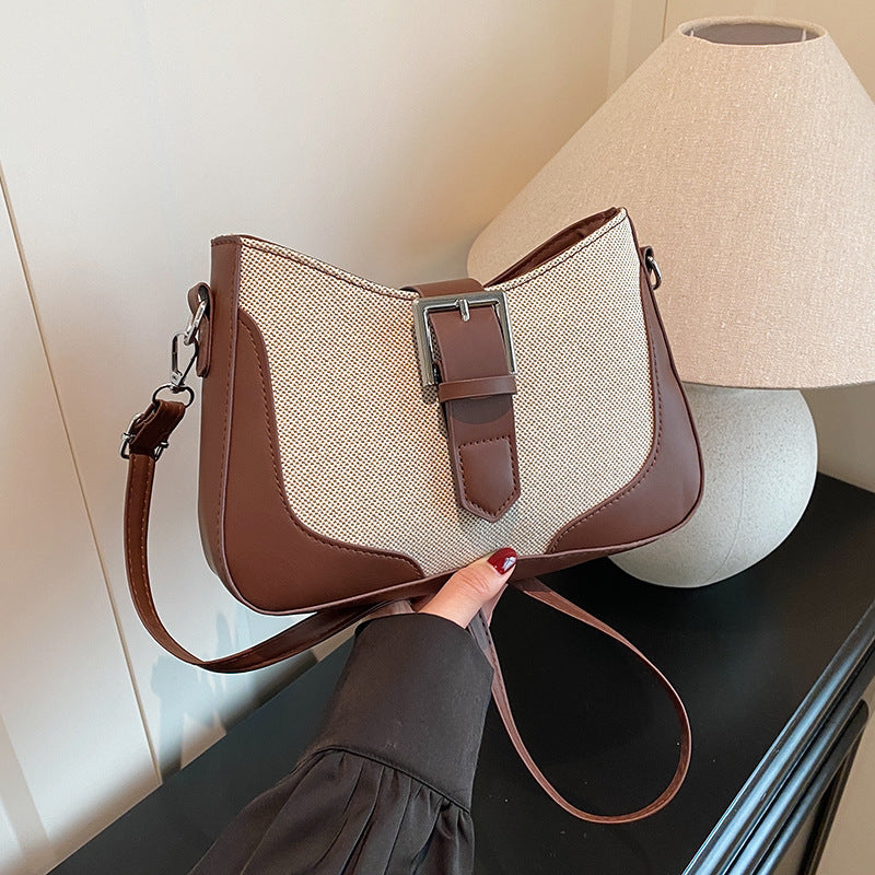 Zeitgenössische strukturierte Handtasche Karnz