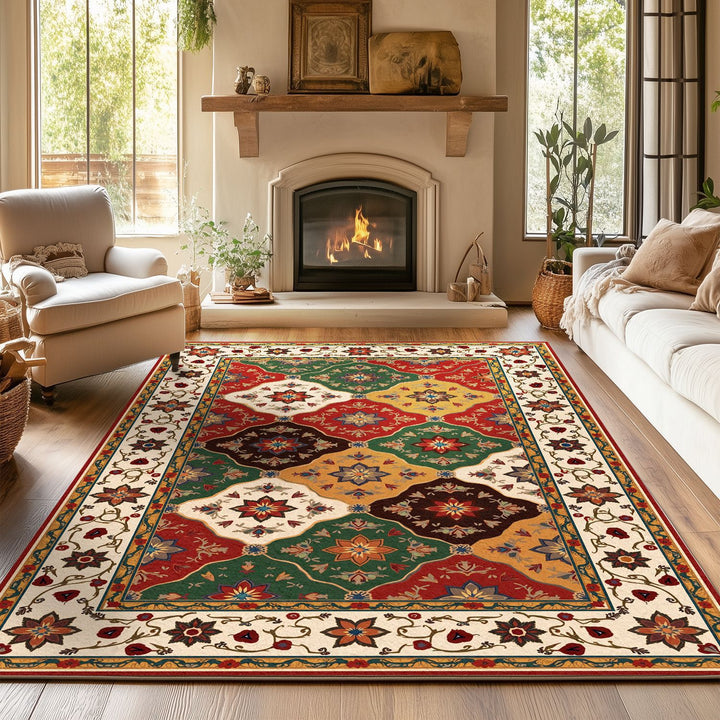 Dekorativer Teppich im Vintage-Stil