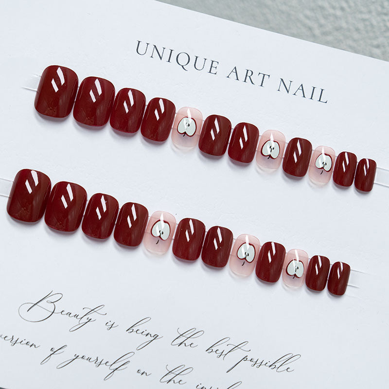 Kreative Apfel-Themen Nagelkunst