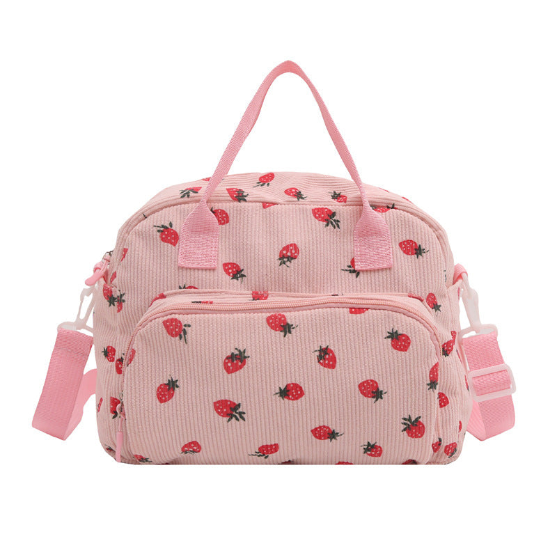 WoPlayful Erdbeer Druck Crossbody Tasche Karnz