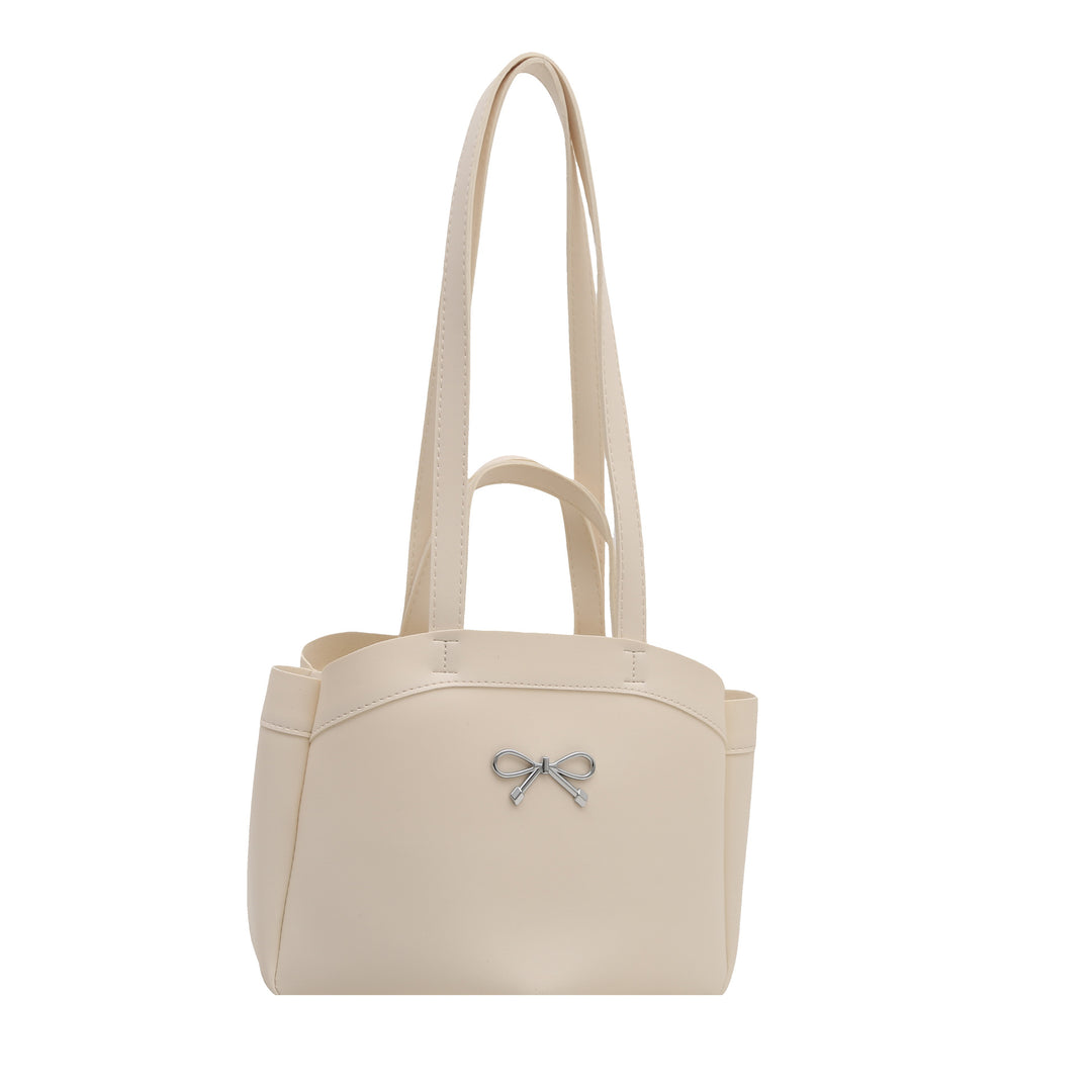 Elegante Bogen-Akzent Handheld Tote Bag Karnz