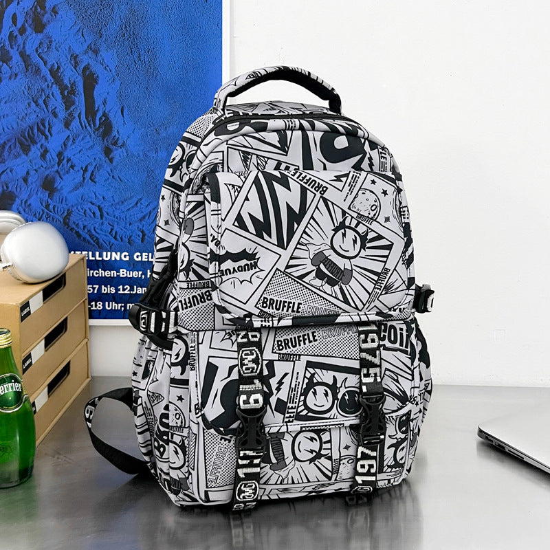 Urban Graphic Print Rucksack Karnz
