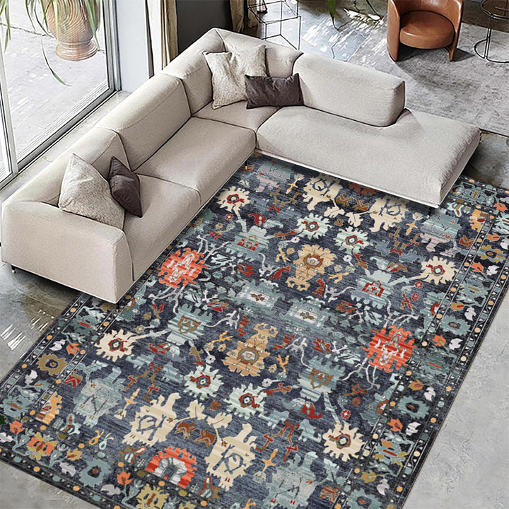 Vintage-inspirierter Teppich Karnz