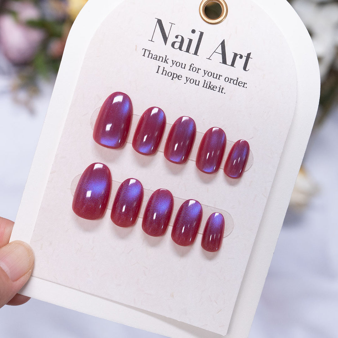 Ombre Glänzende Nagelkunst