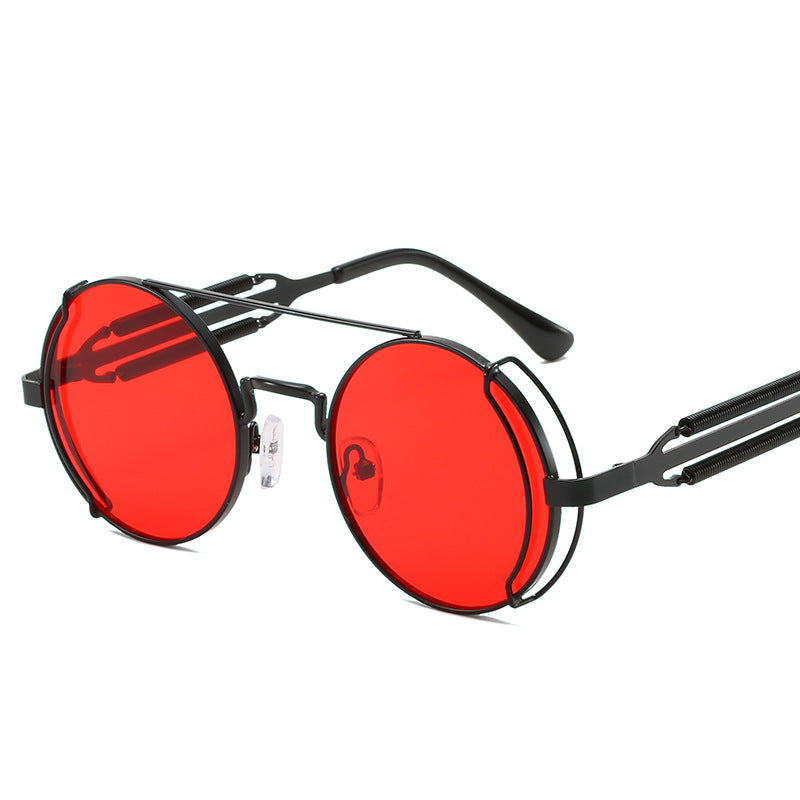 Damen modische Vintage-Sonnenbrille mit innovativem Drahtdesign Karnz