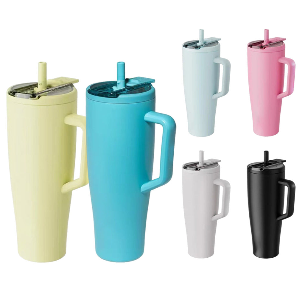 Damen Praktischer Isolier-Trinkbecher mit ergonomischem Griff Karnz