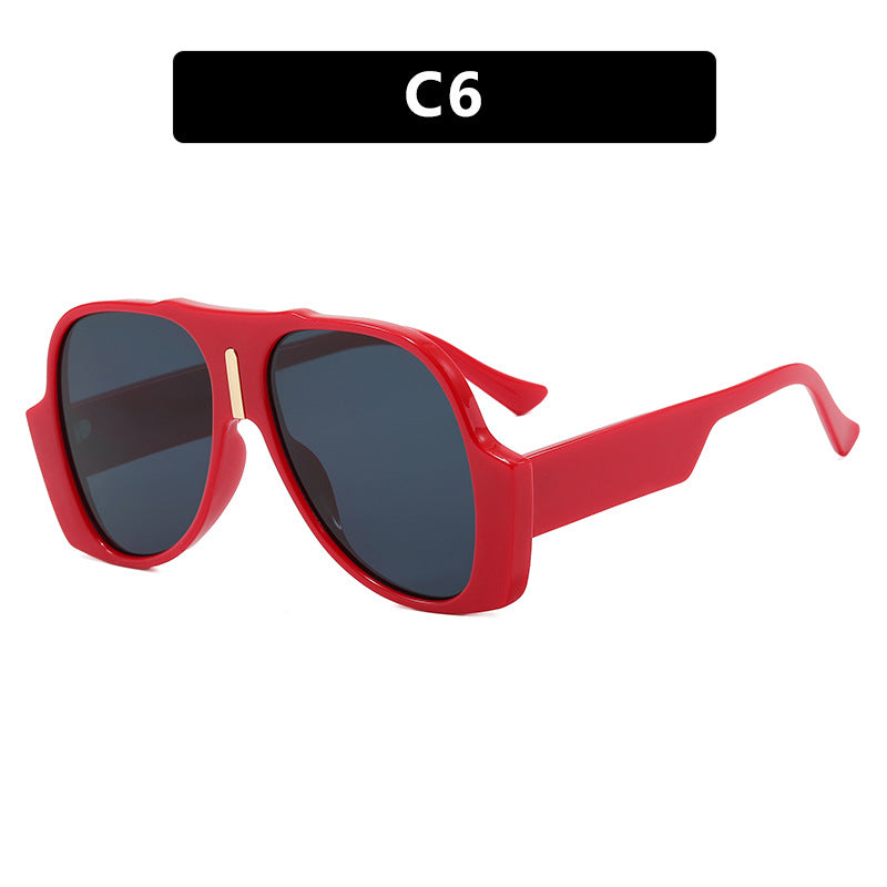 Damen quadratische Sonnenbrille mit einzigartigem tiermuster Rahmen und UV-Schutz Karnz