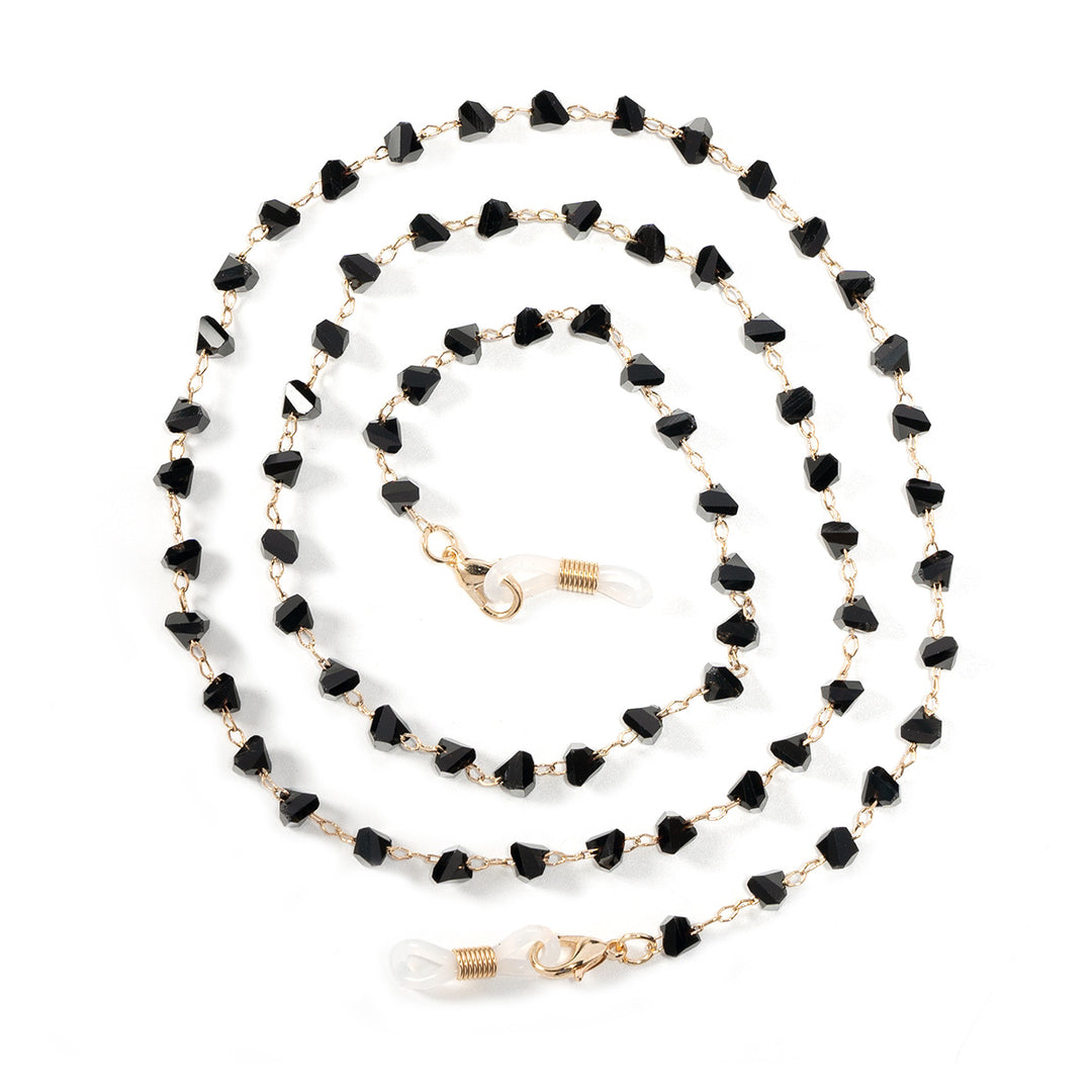 Chic Schmuckstein-Stil Brillen Kette Karnz