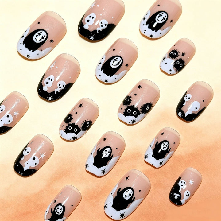 Halloween-Themed Fun Press-On Nail Art Karnz