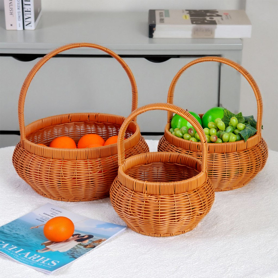 Handgefertigter geflochtener Picknickkorb Karnz