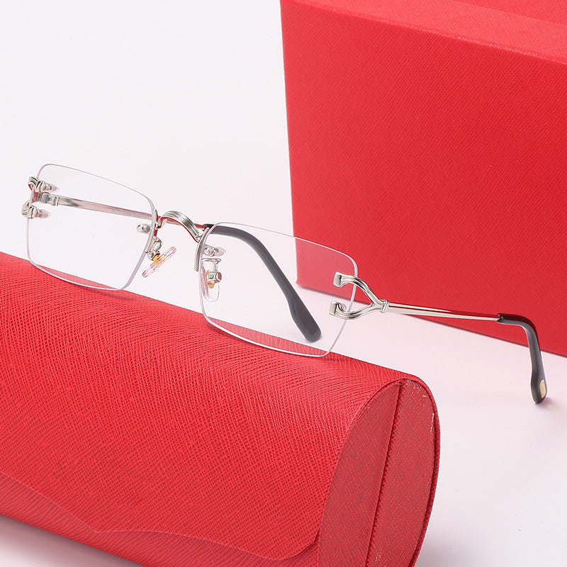 Damen modische Korrektionsbrille mit elegantem Metallrahmen und komfortablen Nasenpads Karnz