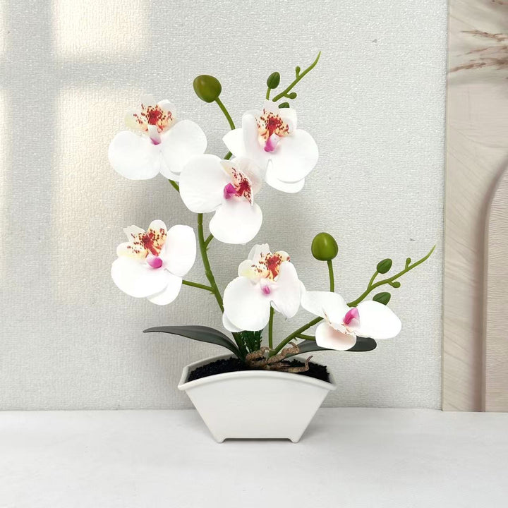 Elegante künstliche Orchideenpflanze für die Wohnkultur drinnen