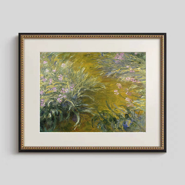 Gerahmte Impressionistische Blumenkunst