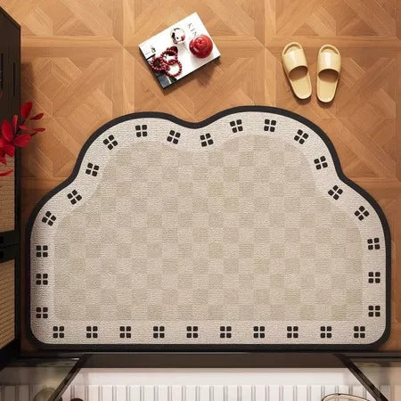 Dekorativer katzenmotivierter Plüsch-Badematte