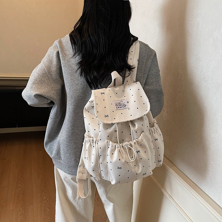 Verspielt Polka Dot Rucksack Karnz