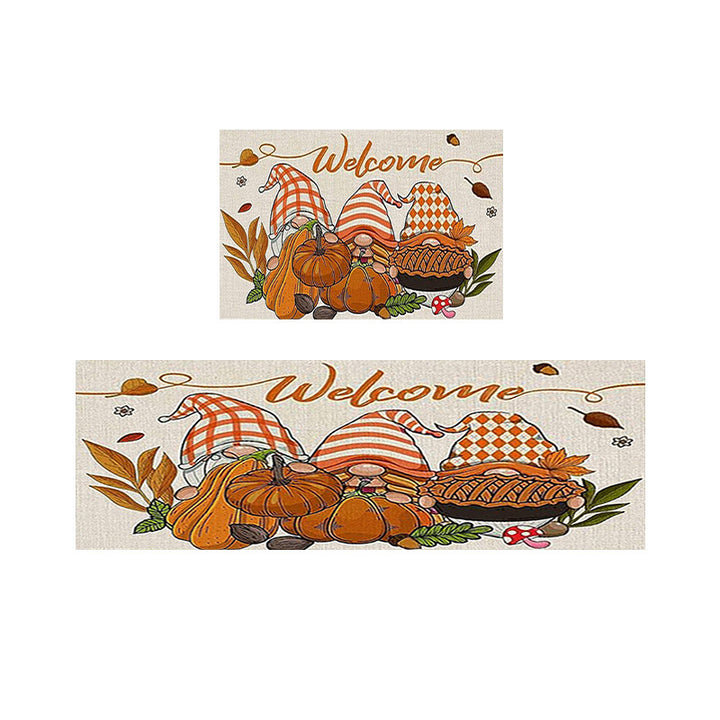 Vintage-Bauernmarkt-Themen-Fußmatte