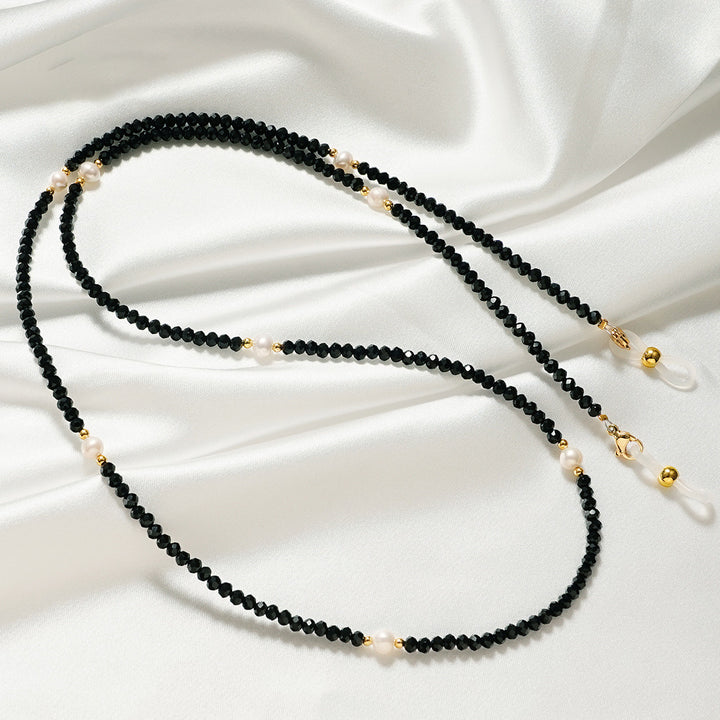 Elegante Perlbrillekette Karnz