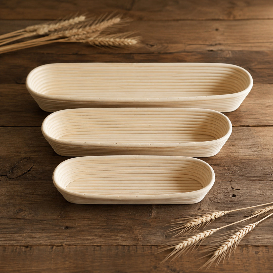 Artisan Crafting Rattan Körbe Karnz