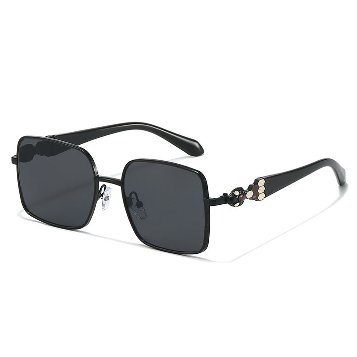 Chic Dekorative Quadratische Rahmen Sonnenbrille Karnz