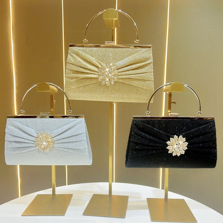Glamouröse Metallische Abend-Handtasche