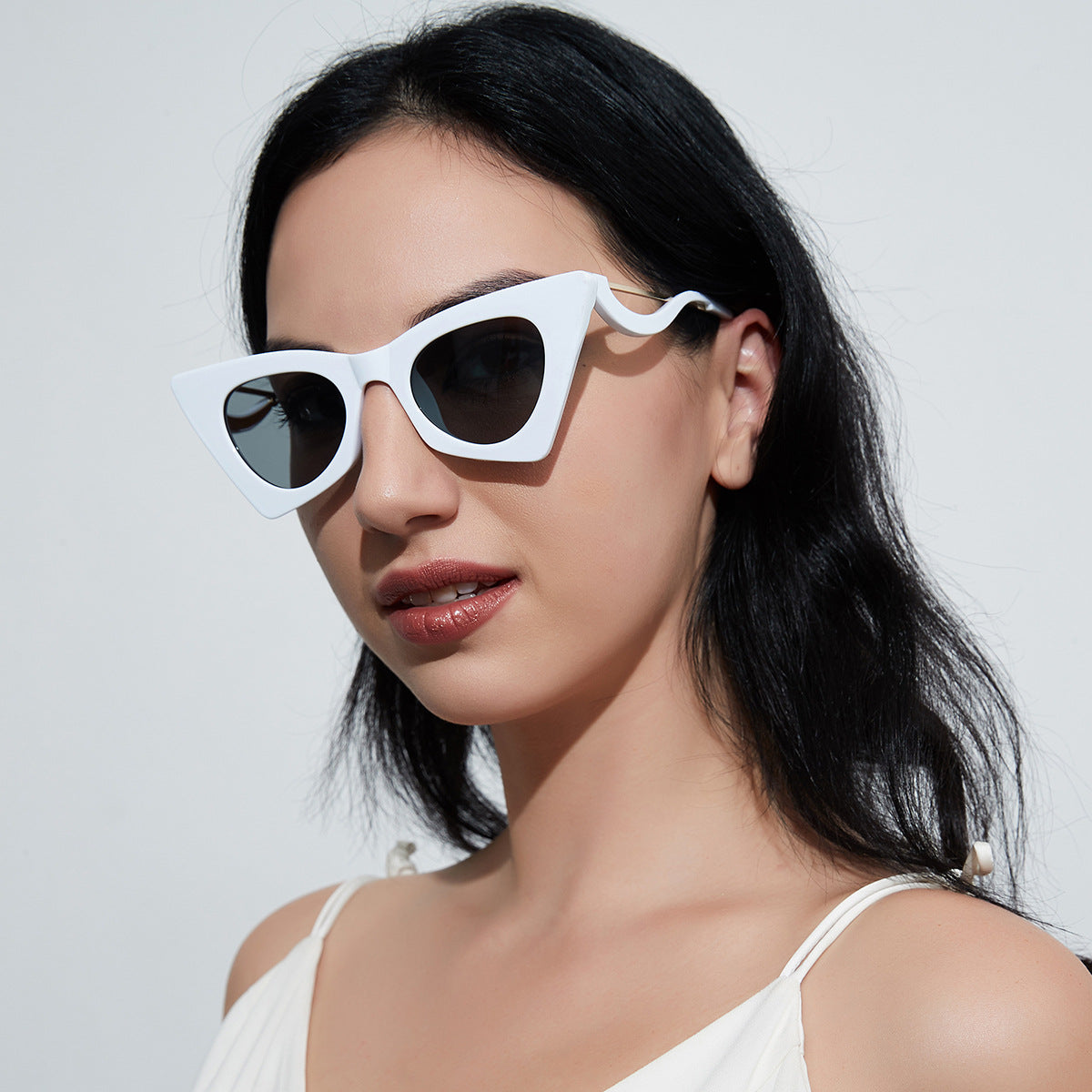 Damen Cat-Eye Sonnenbrille Karnz