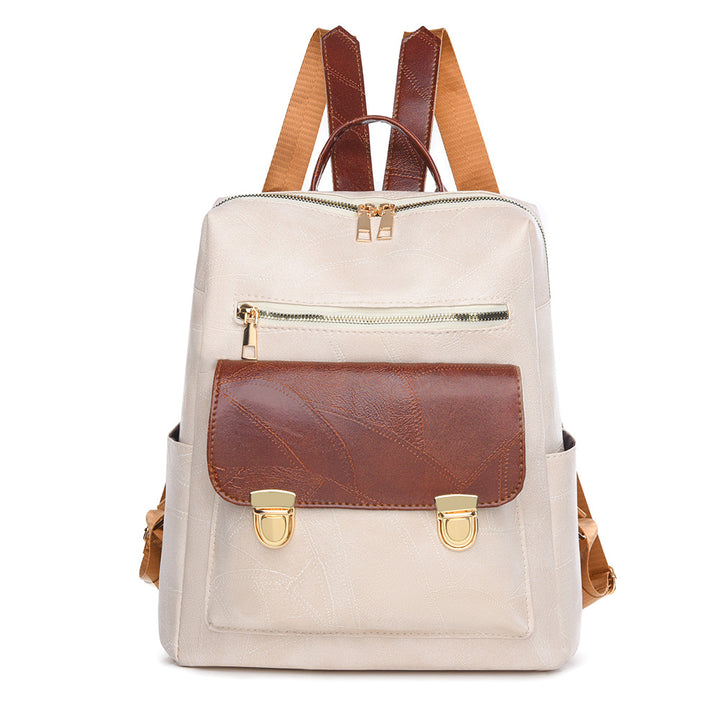 Stylischer Leder-Rucksack Karnz
