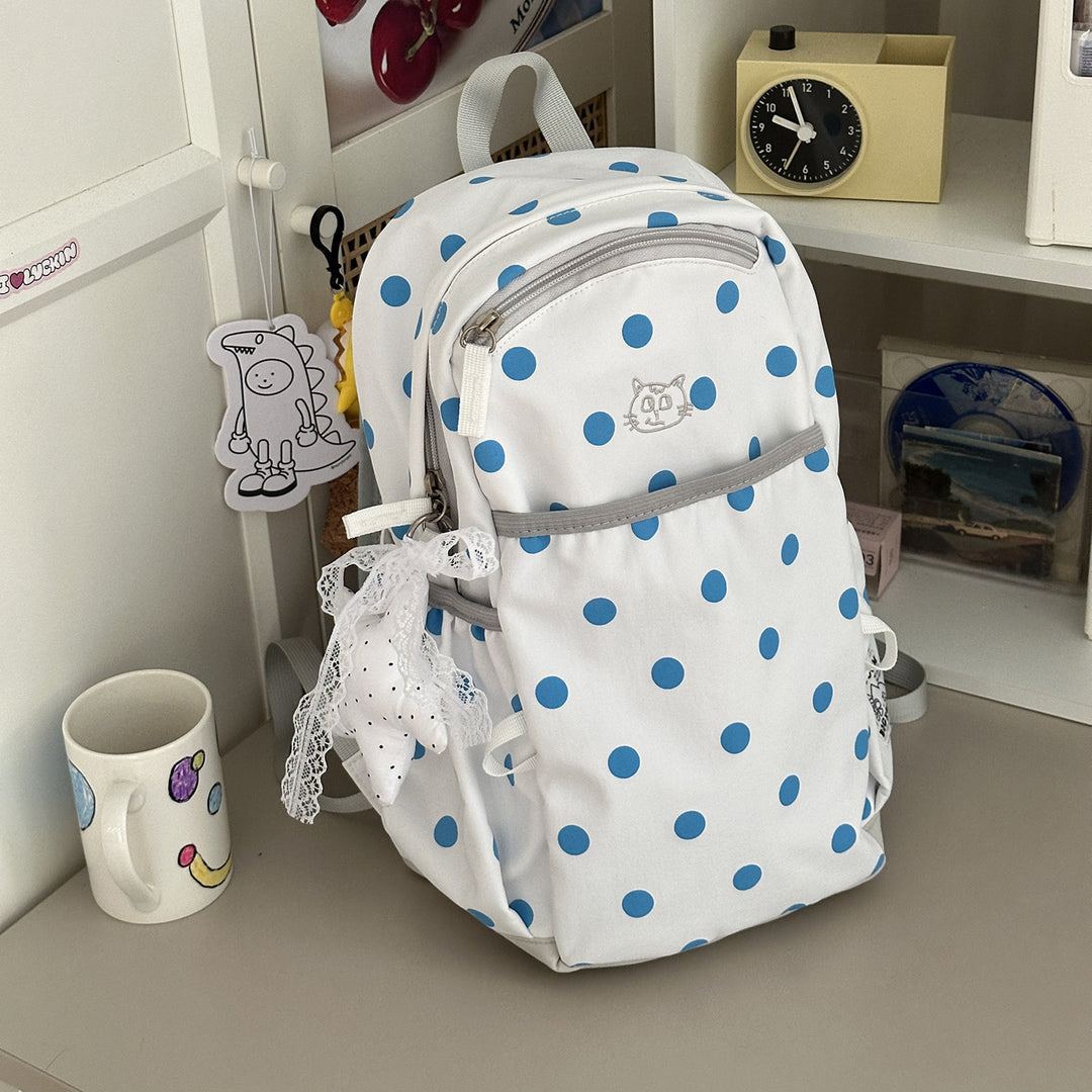 Verspielter gepunkteter Rucksack Karnz