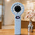 Damen Tragbarer Handventilator mit LCD-Display und USB-Ladefunktion Karnz