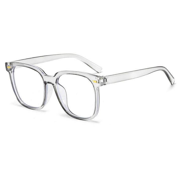 Oversized Transparente Rahmenbrille