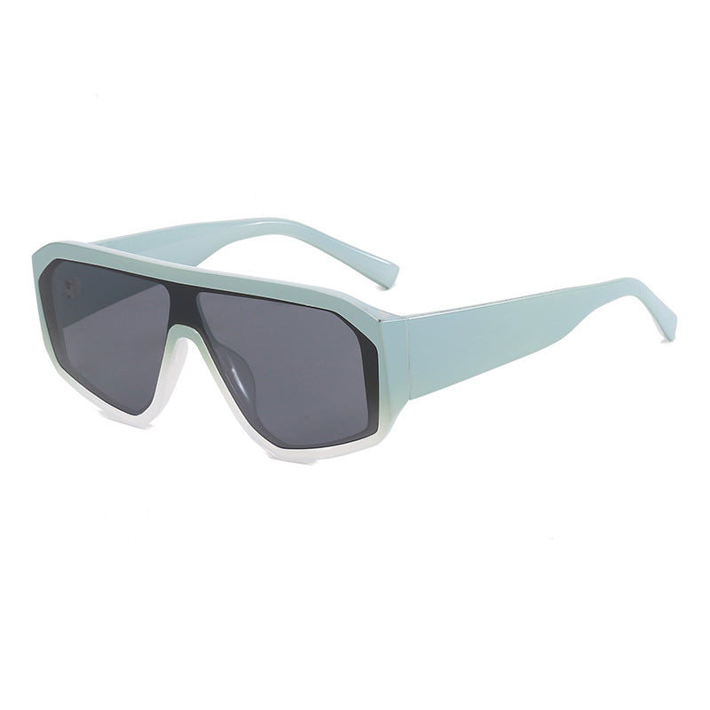 Damen Modische Oversized-Sonnenbrille im futuristischen Design Karnz