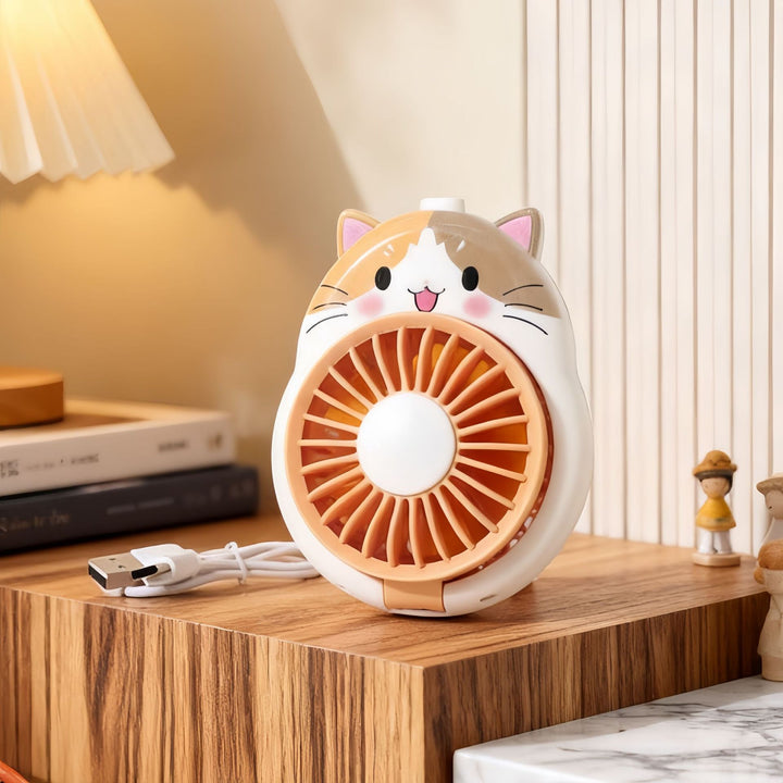 Damen Tragbarer Handventilator im niedlichen Entenmotiv Karnz