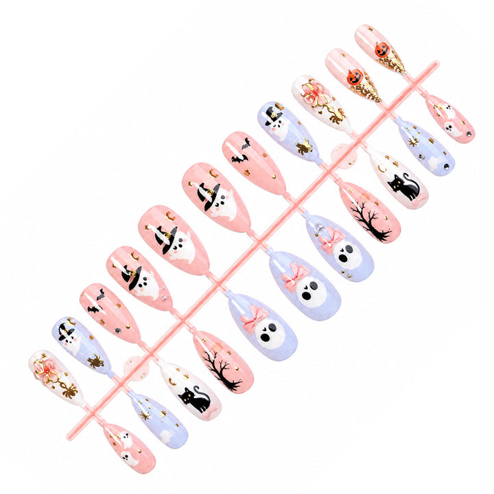 Halloween-Themen Press-On Nagelkunst Set Karnz 1788495348