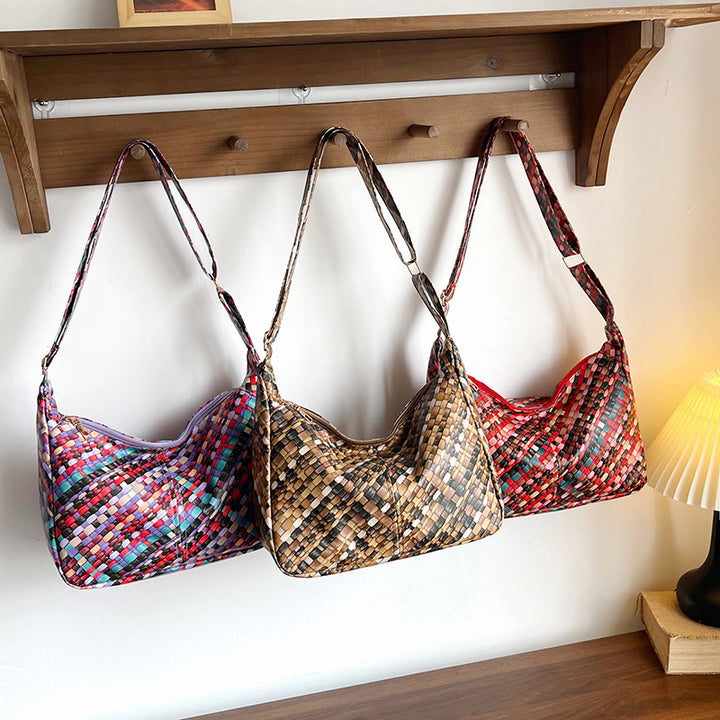 Bunte Woven Hobo Bag Karnz