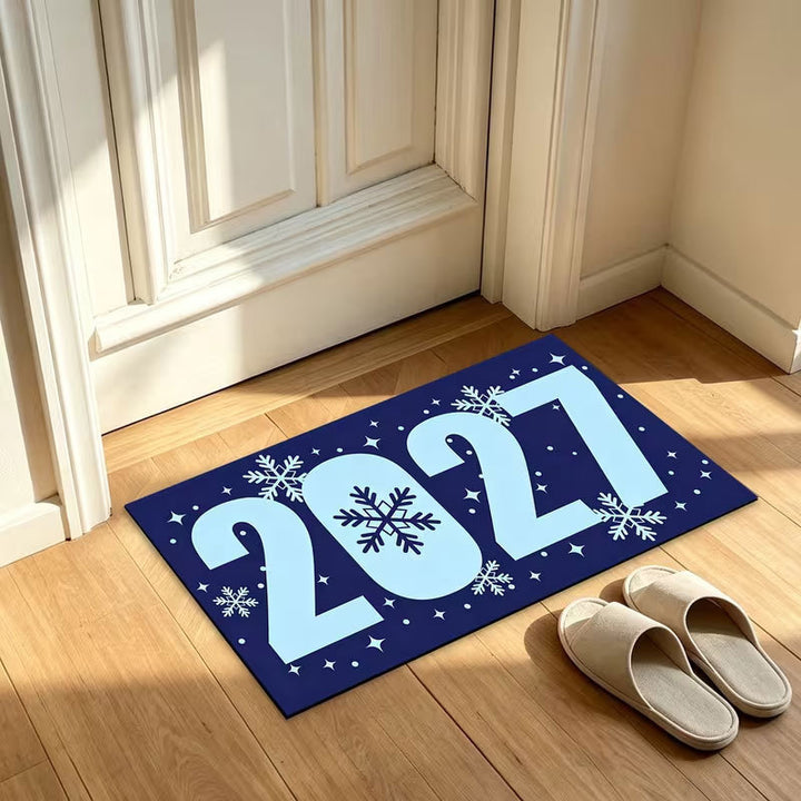 Neujahrsfeier Willkommenmatte Karnz