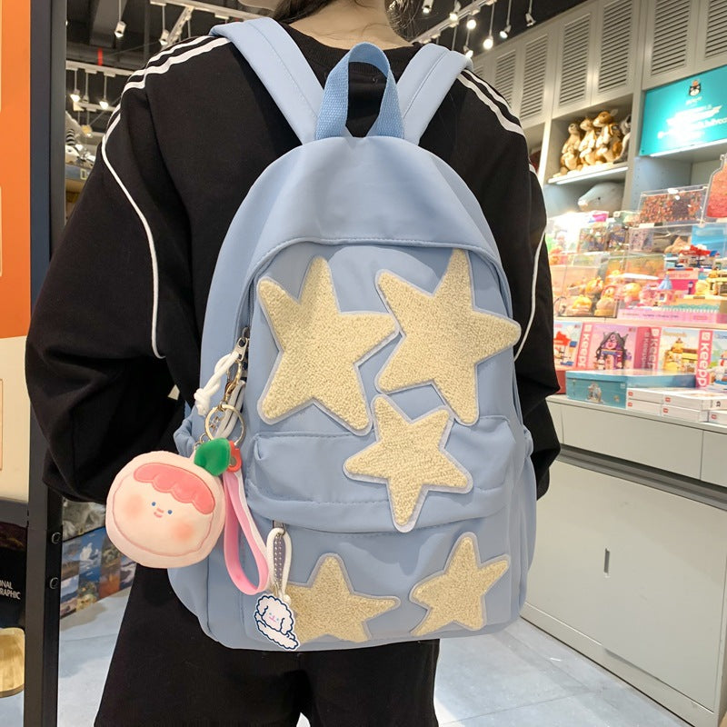 Stern-verzierte lässige Rucksack