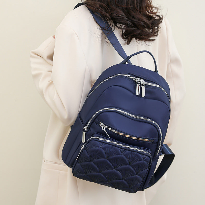 Strukturierter gesteppter Rucksack Karnz
