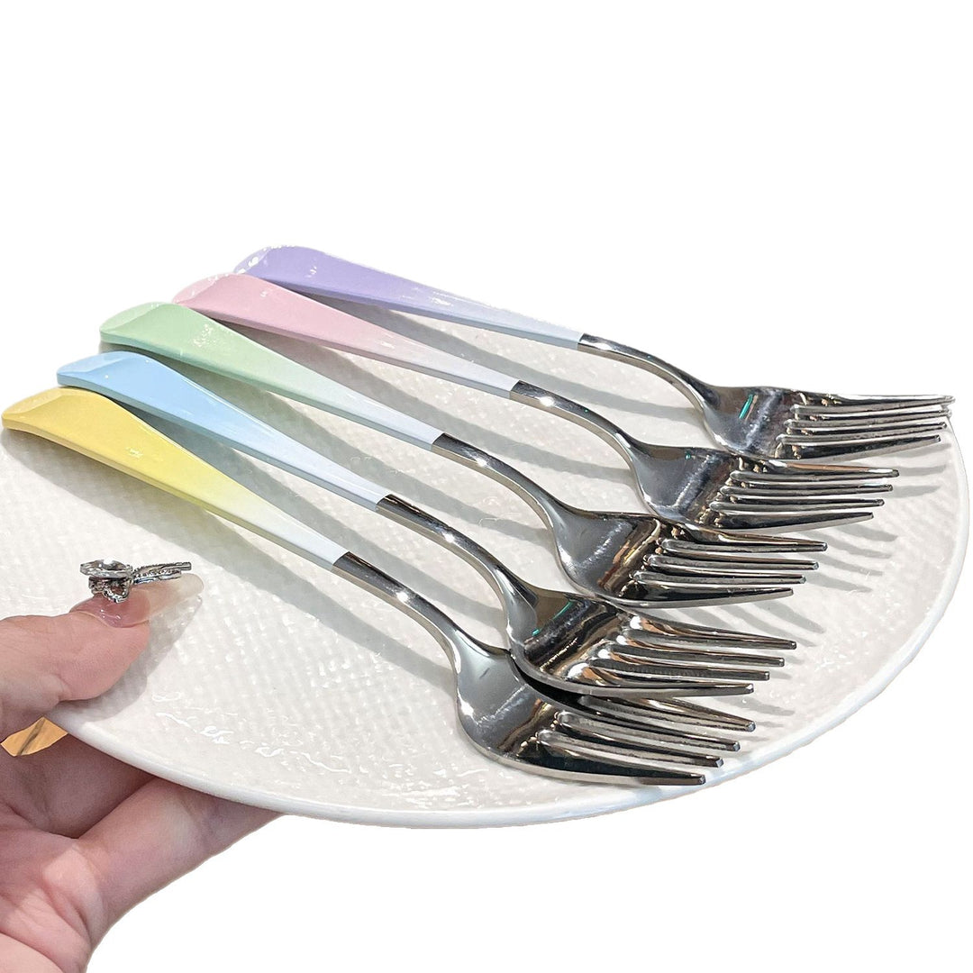 Elegantes Dessertgabelset Karnz