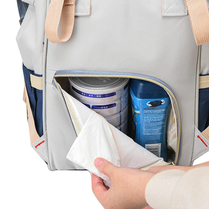 Stylische Multifunktions-Windelrucksack Karnz