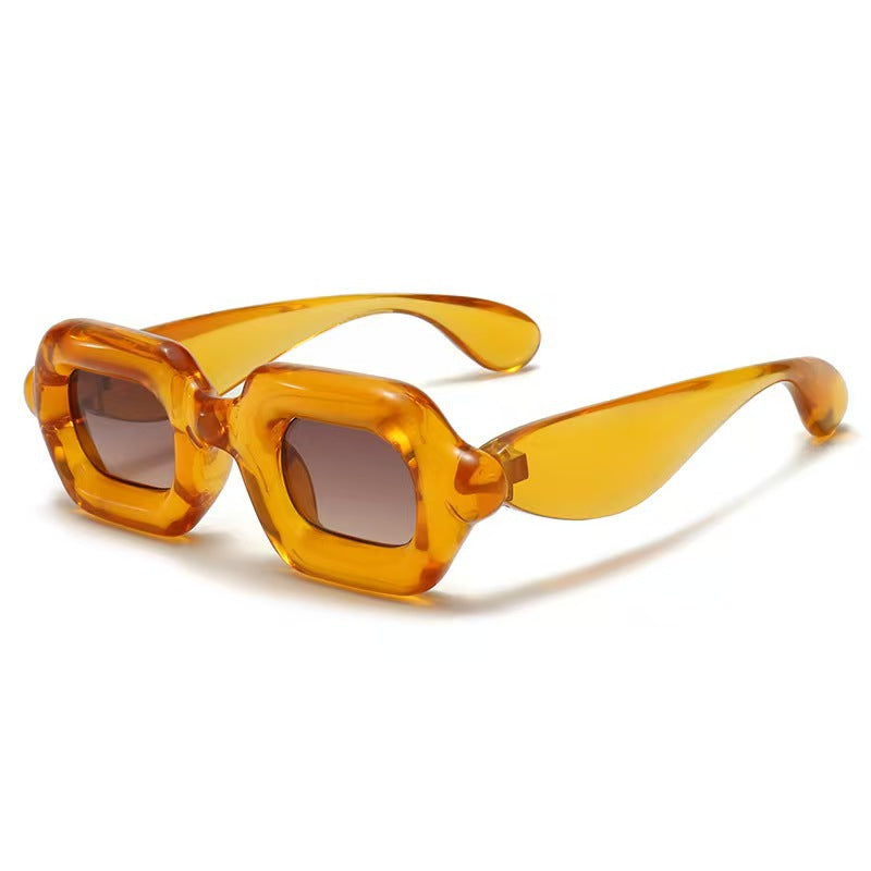 Damen modische Sonnenbrille im außergewöhnlichen Design Karnz